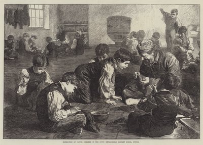 Instruktion af fattiglem børn i South Metropolitan District School, Sutton af Robert Barnes